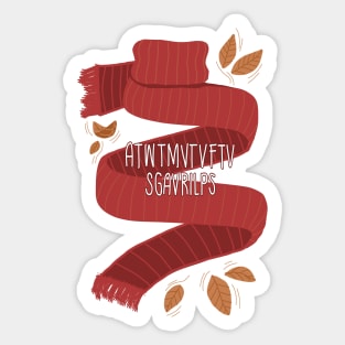 TAYLOR SWIFT ALL TOO WELL TMVTVFTVSGAVRILPS Sticker